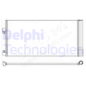 Condenser, air conditioning DELPHI TSP0225638