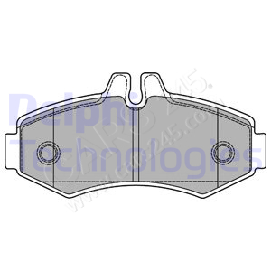 Brake Pad Set, disc brake DELPHI LP1425
