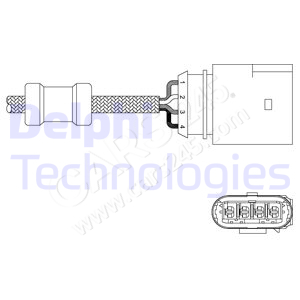 Lambda Sensor DELPHI ES20348-12B1