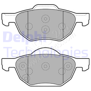 Brake Pad Set, disc brake DELPHI LP1862