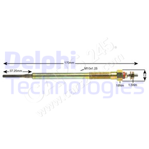 Glow Plug DELPHI HDS393