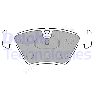 Brake Pad Set, disc brake DELPHI LP1843