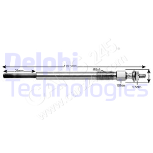 Glow Plug DELPHI HDS399