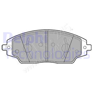 Brake Pad Set, disc brake DELPHI LP3192