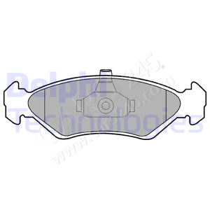 Brake Pad Set, disc brake DELPHI LP1603