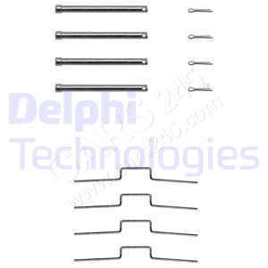 Accessory Kit, disc brake pad DELPHI LX0165