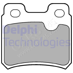 Brake Pad Set, disc brake DELPHI LP586
