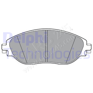 Brake Pad Set, disc brake DELPHI LP3368