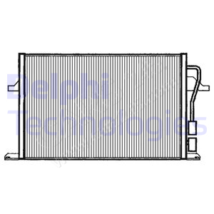 Condenser, air conditioning DELPHI TSP0225112