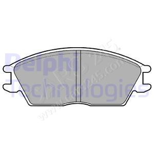 Brake Pad Set, disc brake DELPHI LP593