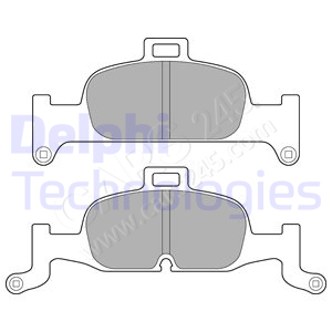 Brake Pad Set, disc brake DELPHI LP3239