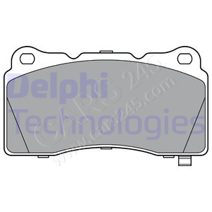 Brake Pad Set, disc brake DELPHI LP3362