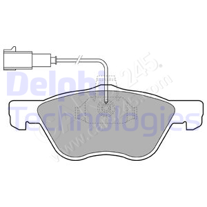Brake Pad Set, disc brake DELPHI LP1408