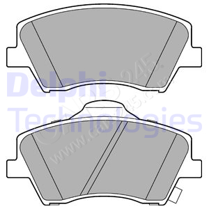Brake Pad Set, disc brake DELPHI LP3264