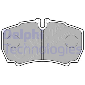Brake Pad Set, disc brake DELPHI LP1826