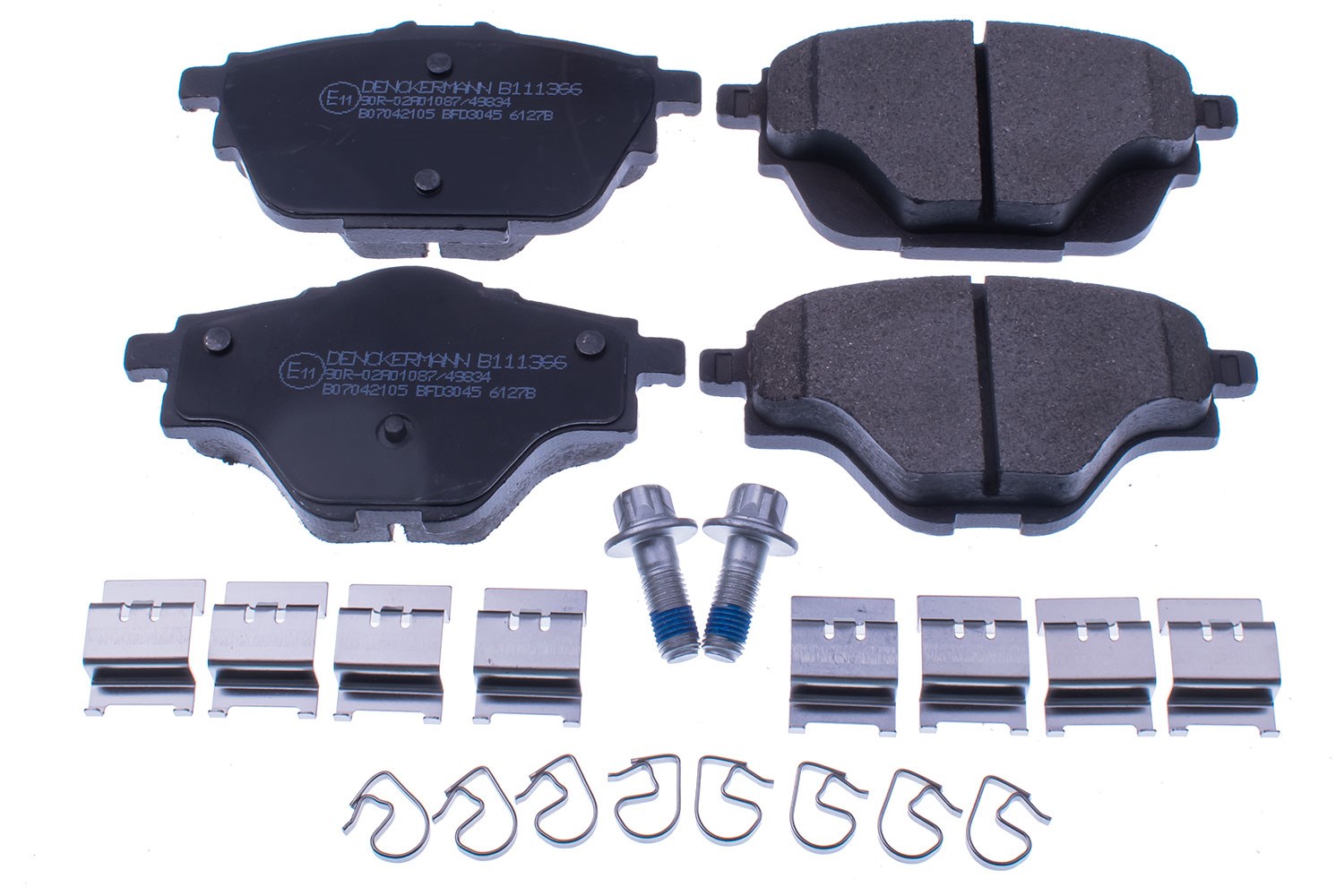 Accessory Kit, disc brake pad DENCKERMANN B111366