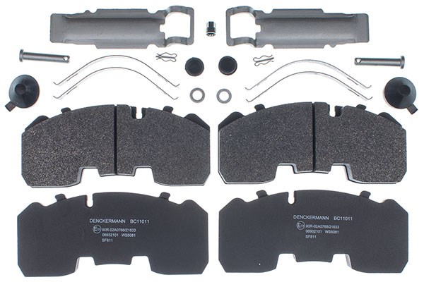 Brake Pad Set, disc brake DENCKERMANN BC11011