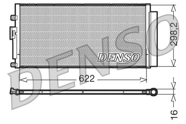 Condenser, air conditioning DENSO DCN09046