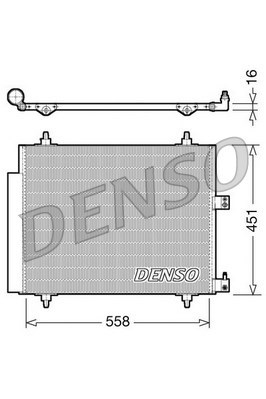 Condenser, air conditioning DENSO DCN21005