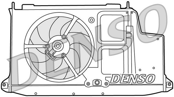 Fan, engine cooling DENSO DER21012
