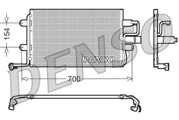 Condenser, air conditioning DENSO DCN32017