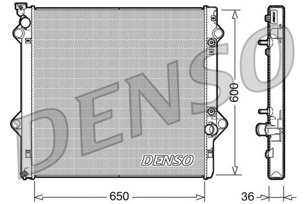 Radiator, engine cooling DENSO DRM50049