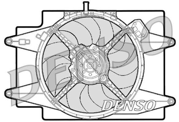 Fan, engine cooling DENSO DER01001