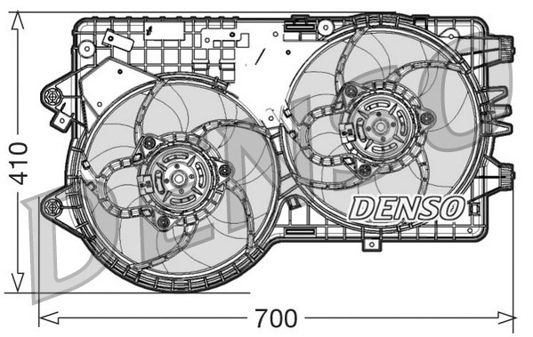 Fan, engine cooling DENSO DER09067