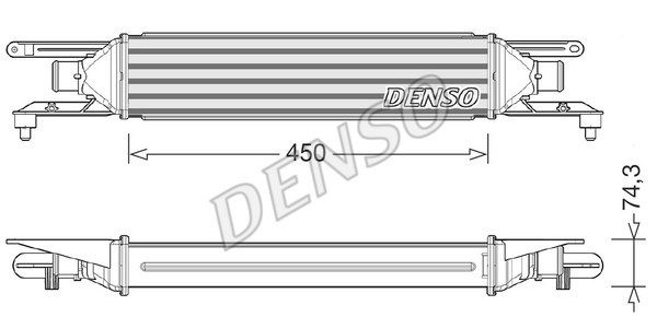 Charge Air Cooler DENSO DIT01007