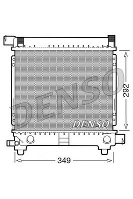 Radiator, engine cooling DENSO DRM17027
