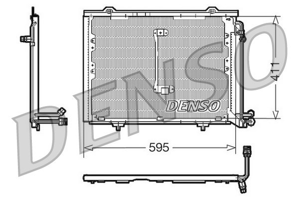 Condenser, air conditioning DENSO DCN17013