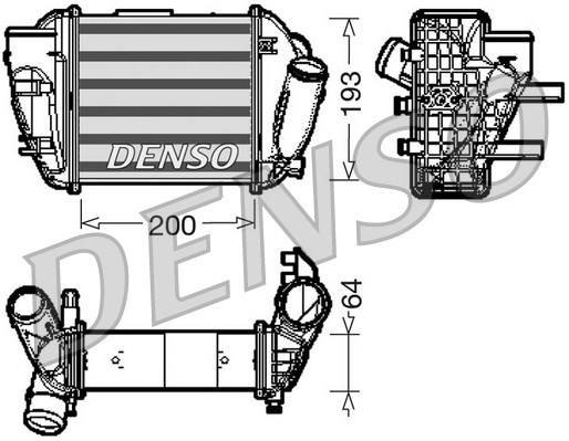 Charge Air Cooler DENSO DIT02005