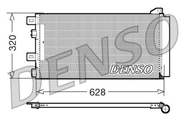 Condenser, air conditioning DENSO DCN05101