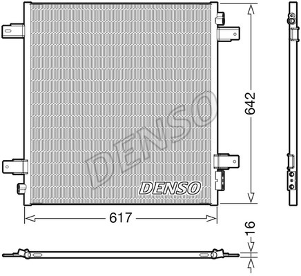 Condenser, air conditioning DENSO DCN46027