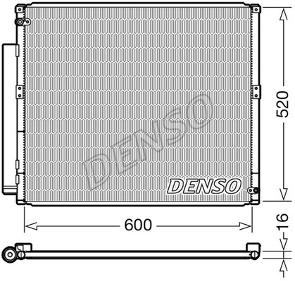 Condenser, air conditioning DENSO DCN50051