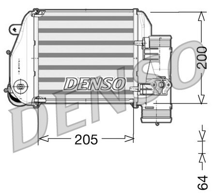 Charge Air Cooler DENSO DIT02024