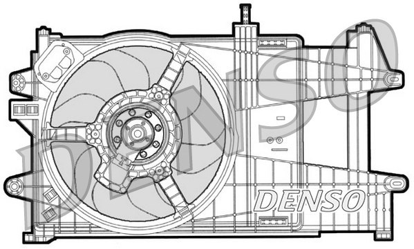 Fan, engine cooling DENSO DER09039