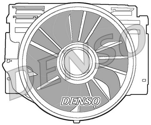 Fan, engine cooling DENSO DER05007