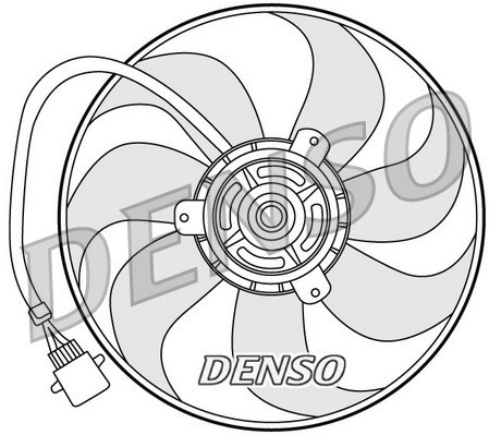 Fan, engine cooling DENSO DER32006