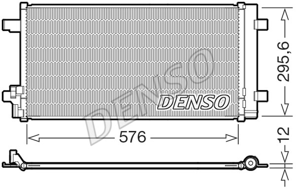 Condenser, air conditioning DENSO DCN32069