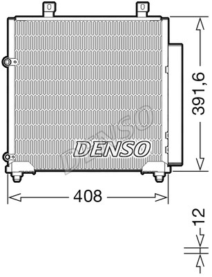 Condenser, air conditioning DENSO DCN45012