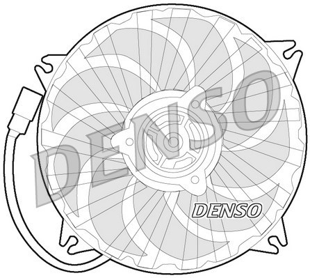 Fan, engine cooling DENSO DER21017