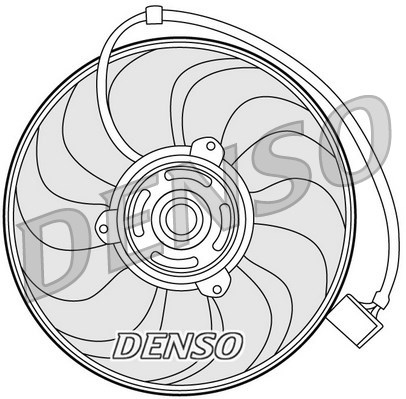 Fan, engine cooling DENSO DER27001