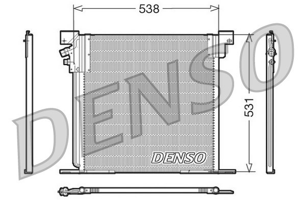 Condenser, air conditioning DENSO DCN17030