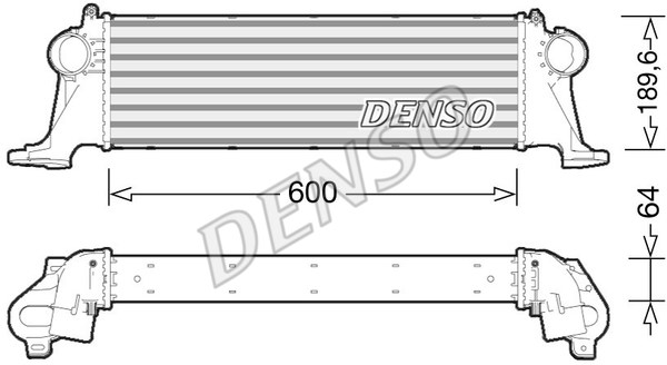 Charge Air Cooler DENSO DIT12004