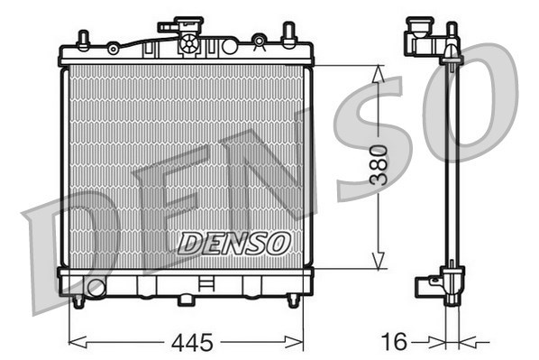 Radiator, engine cooling DENSO DRM46002