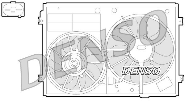 Fan, engine cooling DENSO DER32012