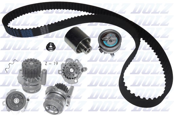 Water Pump & Timing Belt Kit DOLZ KD036