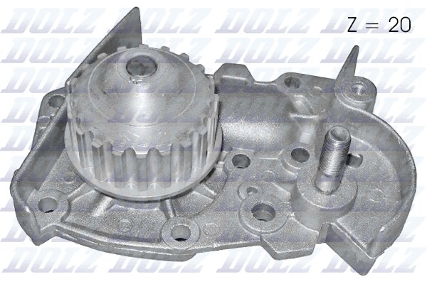 Water Pump, engine cooling DOLZ R124