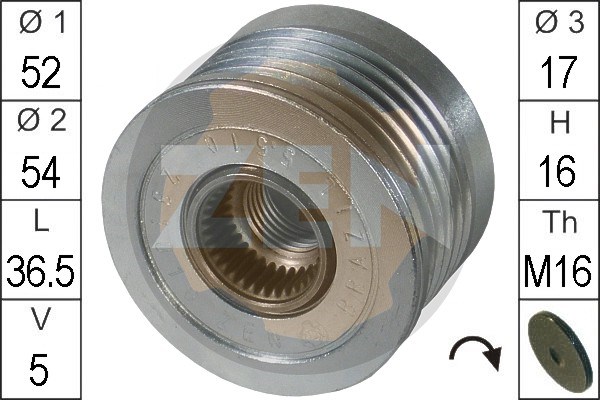 Alternator Freewheel Clutch ERA ZN5510